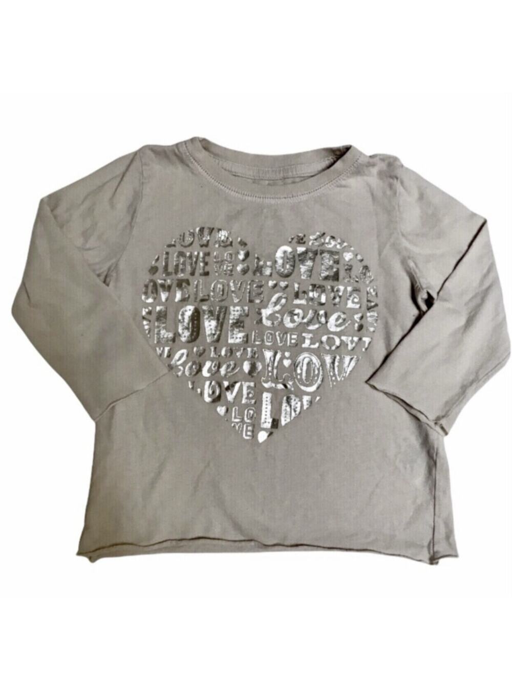 Peek Love Heart Graphic Tee Size 24m